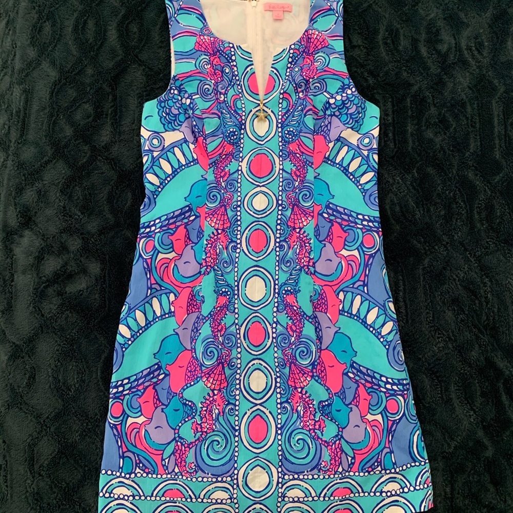 Lily Pulitzer Abigail Shift- Size 6 “Sea Jewels”